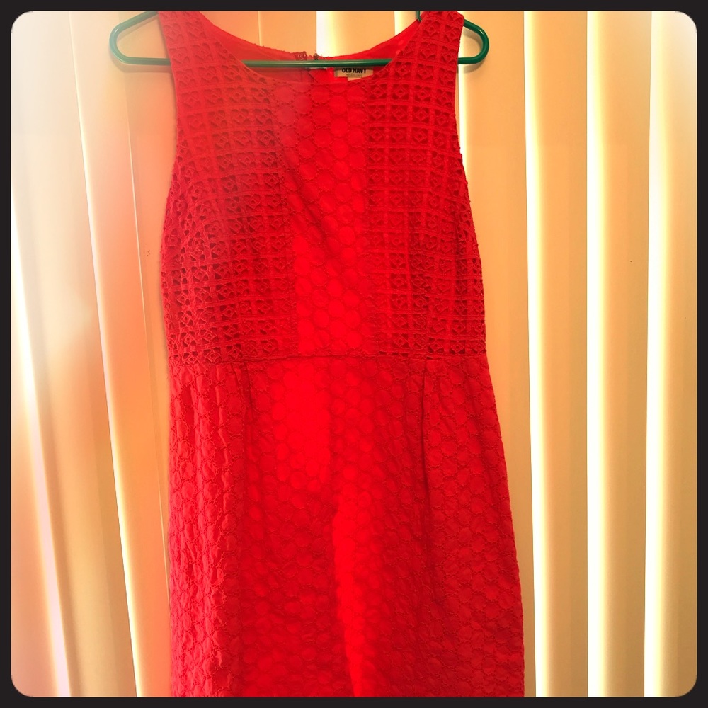 Pink old navy dress!